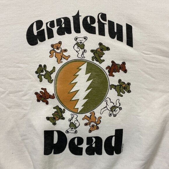 Grateful Dead white crewneck sweater Size Medium - Picture 2 of 4